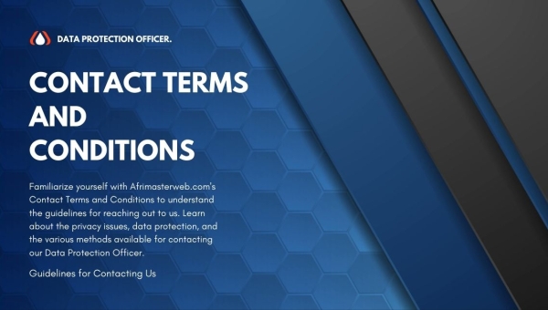 Contact Terms and Conditions